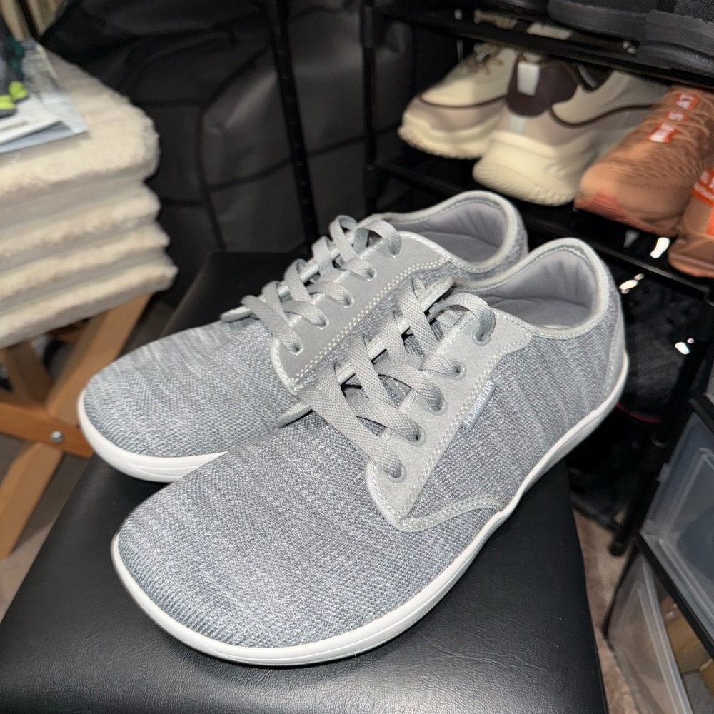 Gray Barefoot Sneakers for Men - Picture 3 of 6